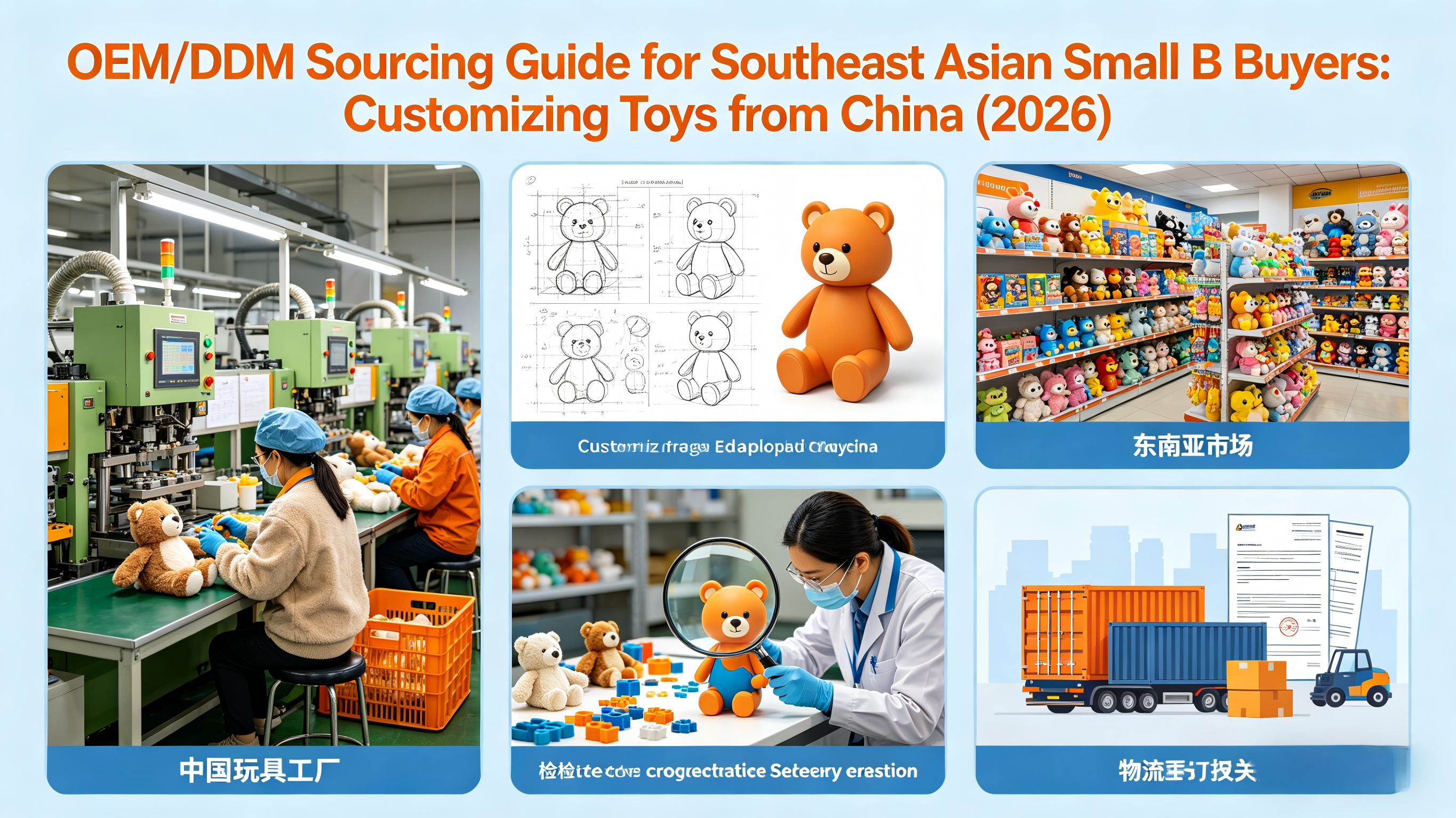 How to Order Custom Toys from China: Complete OEM/ODM Guide for Southeast Asia Small B Buyers (2026)