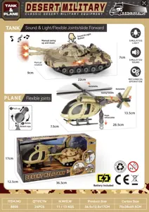 Desert Military Package: Helicopter+Sound&nbsp;and&nbsp;Light Tank Vehicle