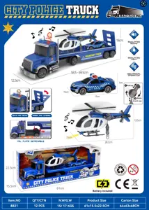 Sound&nbsp;and&nbsp;light inertial police transport vehicle