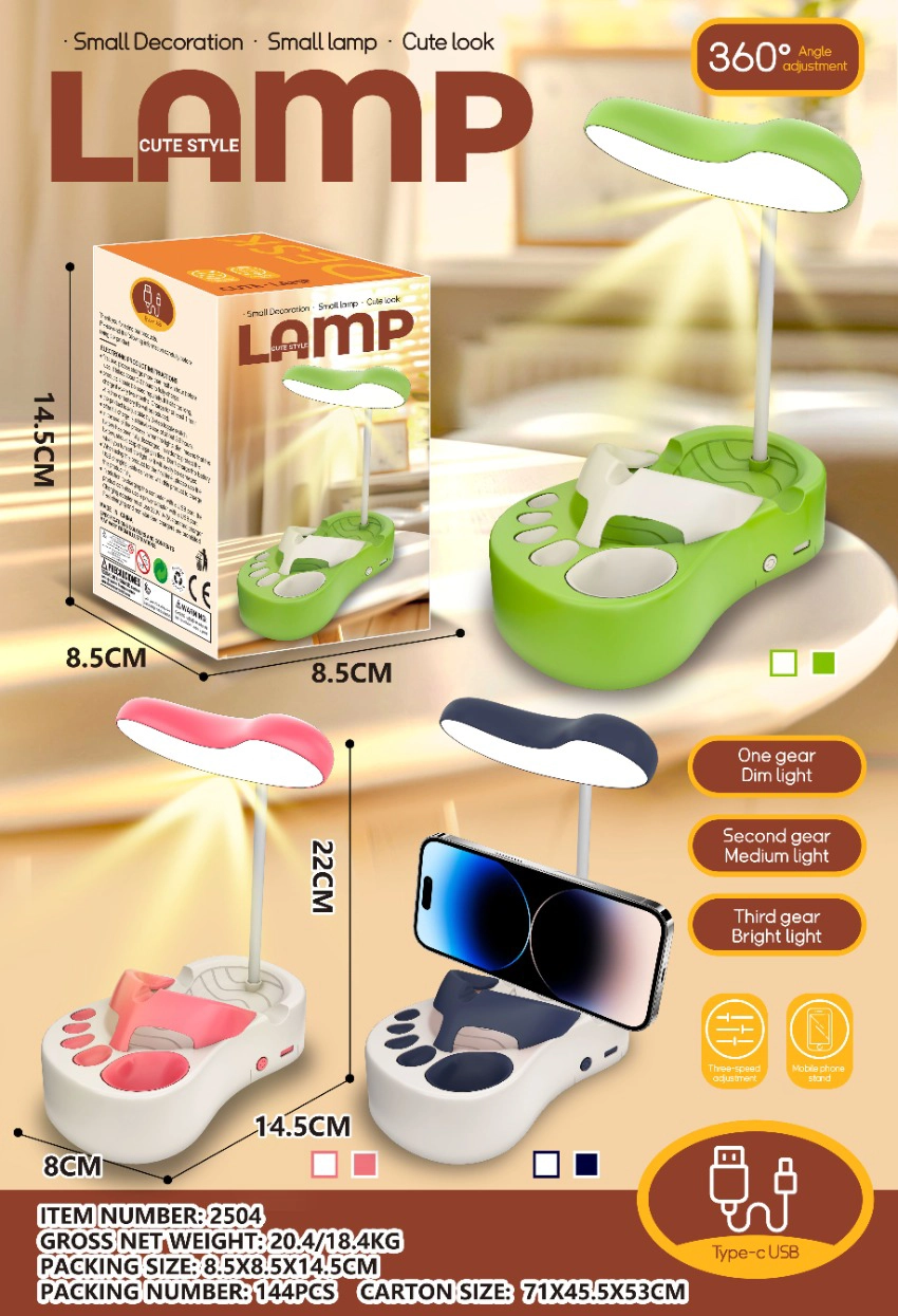 Flip-flop table lamp Assorted colors