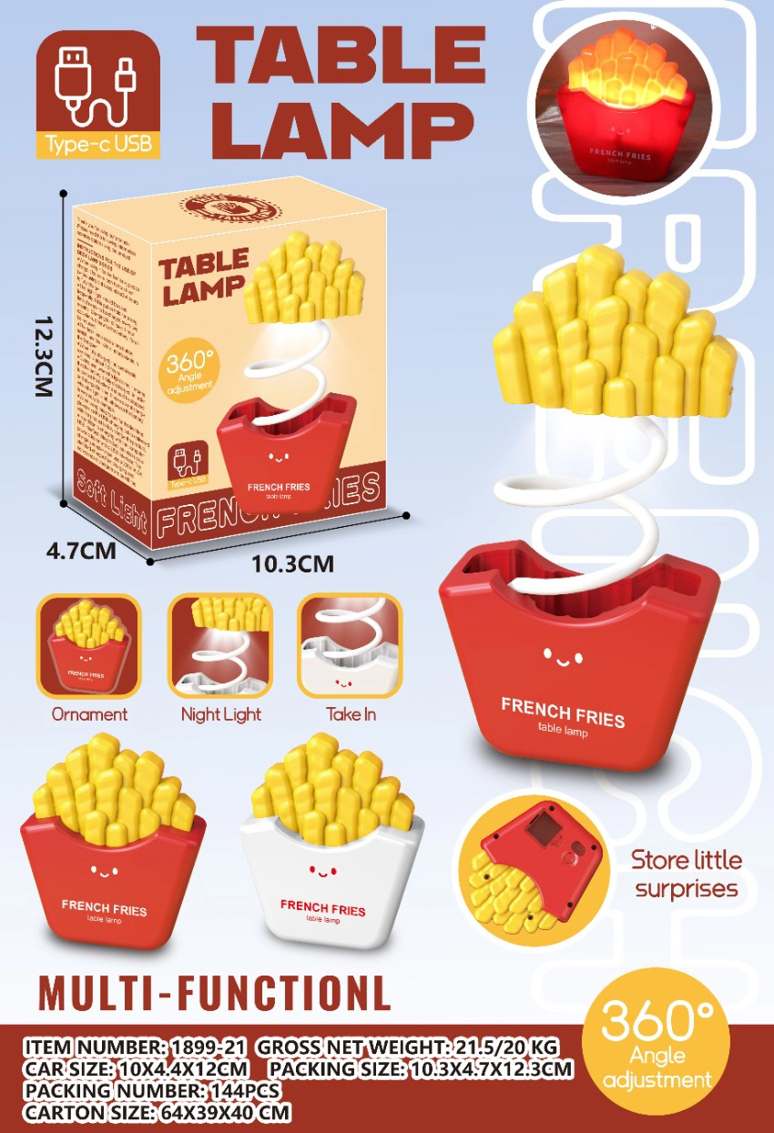 Desk lamp mixed in two colors