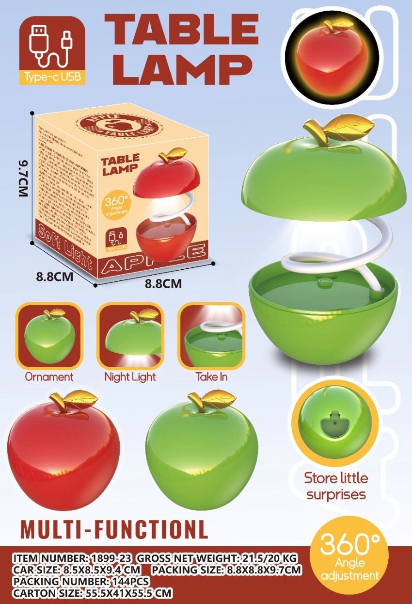 Desk lamp mixed in two colors