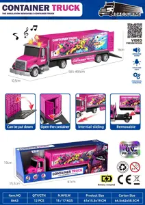 Sound&nbsp;and&nbsp;light inertial graffiti container transport vehicle