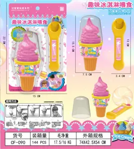 Pink Rabbit Ice Cream Feeding