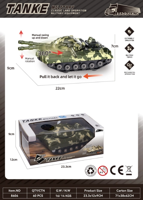 Simulated Land Tank Vehicle