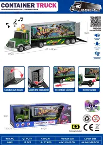 Audiovisual Inertia Jurassic Dinosaur Container Transport Vehicle