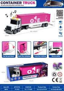 Audiovisual Inertial Container Transport Vehicle