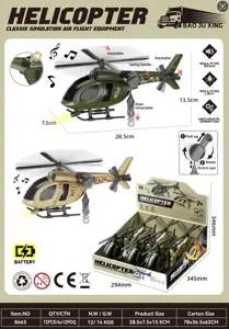 Sound&nbsp;and&nbsp;light simulation desert military helicopter