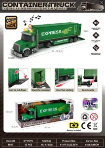 Sound&nbsp;and&nbsp;light inertia YZ express fast shipping container transport vehicle
