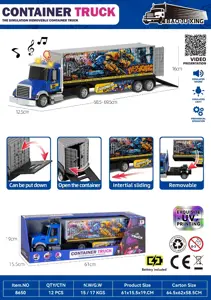 Sound&nbsp;and&nbsp;Light Inertia Transformers Container Transport Vehicle