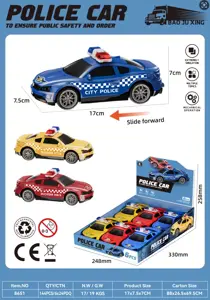 Sliding police car kit（144PCS/6*24PDQ）