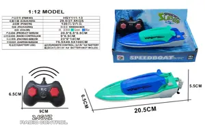 Two-channel remote control battleship (2.4G, solid color)