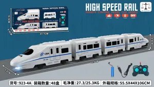 Remote Control Four-Channel High-Speed Train (Train sound can be turned off)  