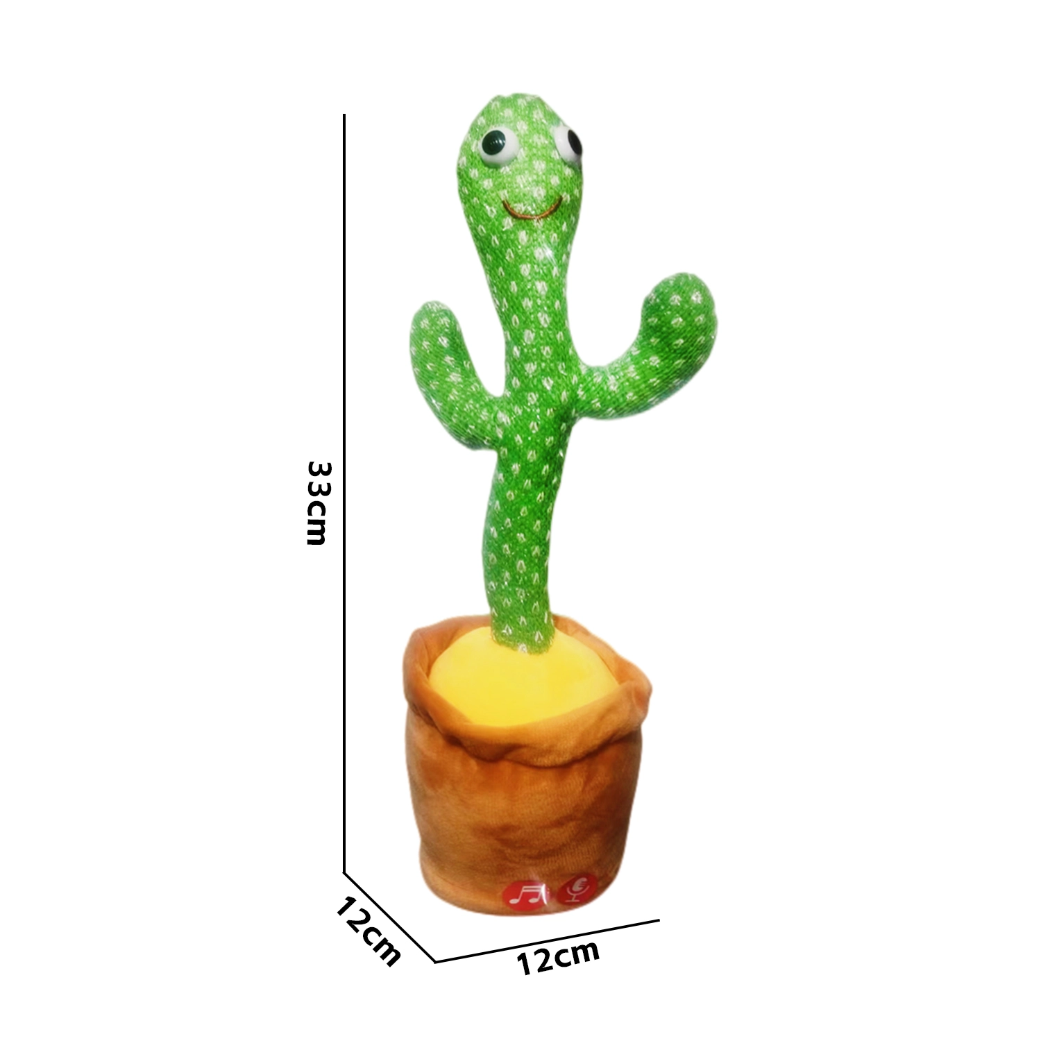 Green Cactus (Battery-Powered)
