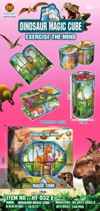 “Dinosaur” Transformable Cube (Individual Pack, Window Box)