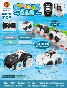 Bath & Water Play Panda Car, Dual-Use for Water & Land