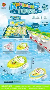 Bath Toy Boat, Dual-Use for Water & Land Play