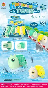Bath Toy Snail, Dual-Use for Water & Land Play