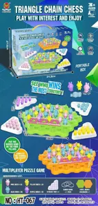 Strategic Triangle Chain Puzzle