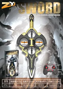 Sword-Riding Flying Foam Airplane (Remote Control)