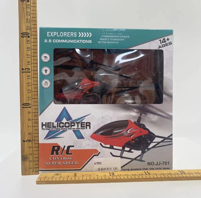 Two-channel remote control helicopter
