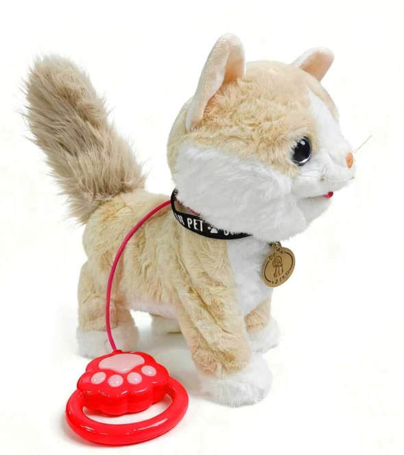 Electric Tongue-Licking Pet - Orange-and-white tabby cat