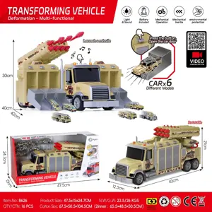 Transforming Storage Desert Military Rocket Launcher