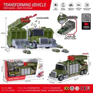 Transforming Storage Desert Military Rocket Launcher
