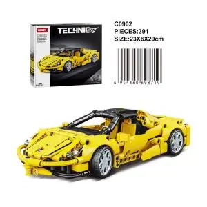 English version of the tech series: Ferrari Thunder Supercar with pull-back function