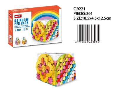 English version rainbow pen holder