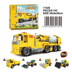 English Version 4-in-1 Construction Vehicle