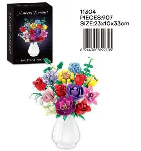 English version 18-flower bouquet