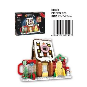 English Version Christmas Reindeer and Gift Cart