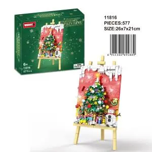 English version of the 3D Christmas card