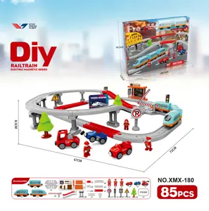 DIY Assembly Electric Train/85PCS