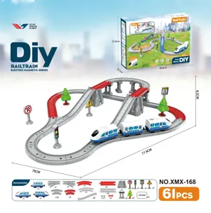 DIY Assembly Electric Train/61PCS