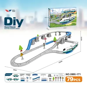 DIY Assembly Electric Train/79PCS