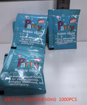 10ML concentrated bubble solution in a bag (can be diluted to 50ML bubble water)