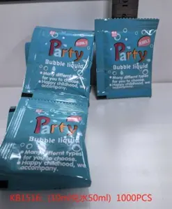 10ML concentrated bubble solution in a bag (can be diluted to 50ML bubble water)