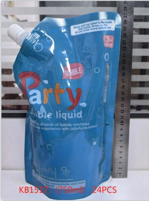 750ML bagged concentrated bubble solution (can be diluted to 4000ML bubble water)