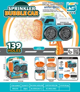 139 Hole Watering Truck Bubble Machine