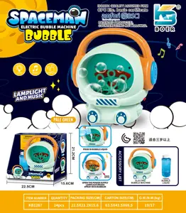 Astronaut Bubble Machine with Lights and Music