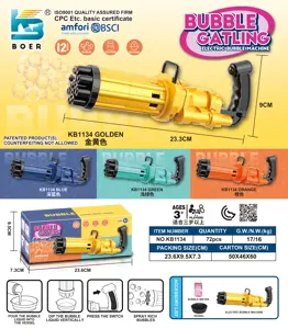 12-Barrel Electric Gatling Bubble Machine