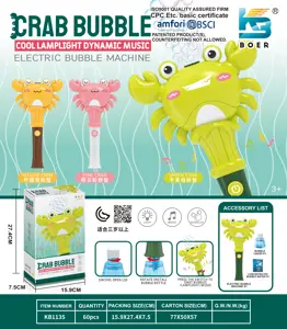 Colorful Lights Music Bubble Crab Stick