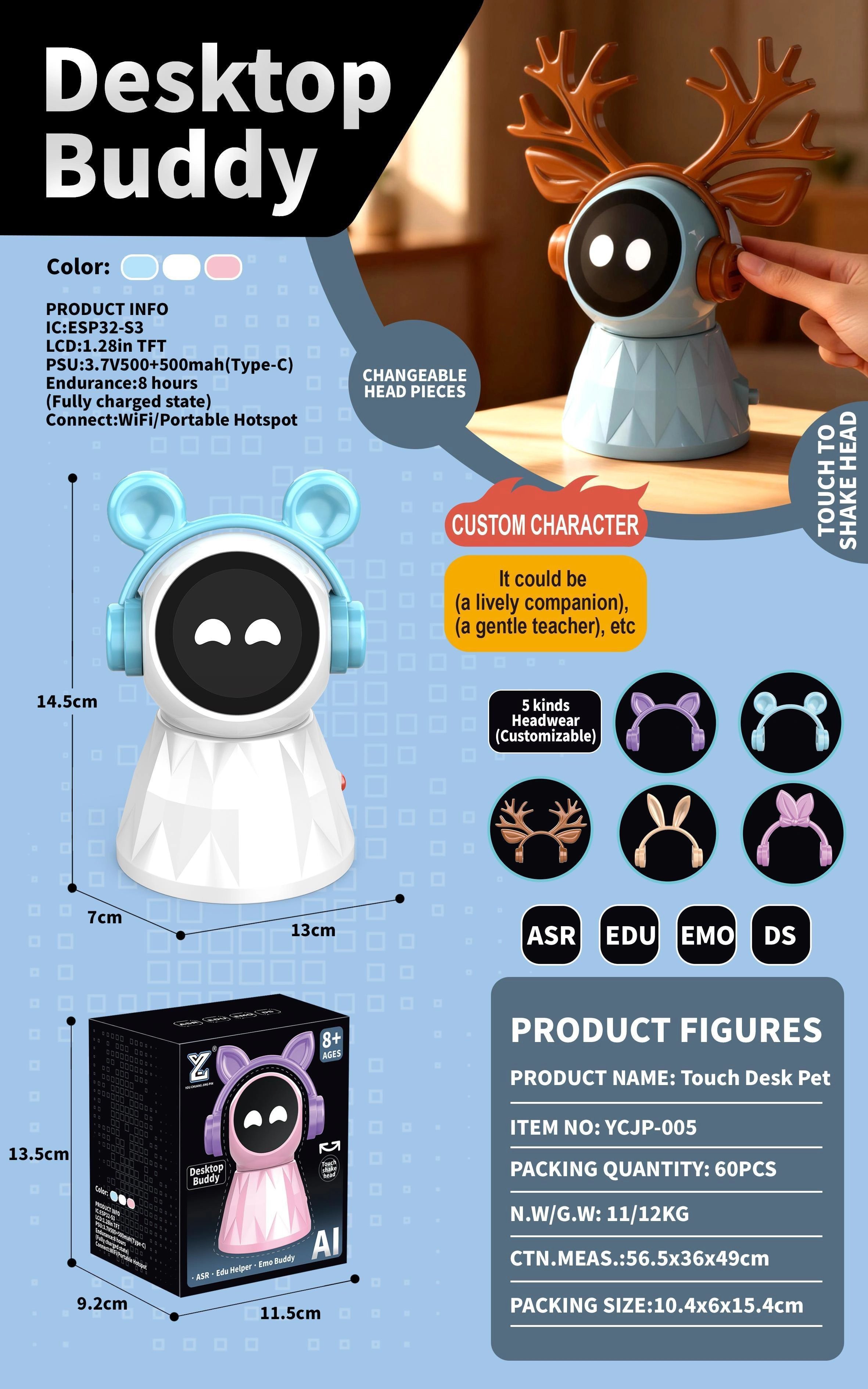 AI Touch Table Pet - Zhenban