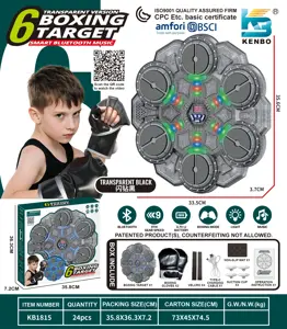6-Key Smart Blue Music Boxing Target