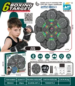 6-Key Smart Blue Music Boxing Target
