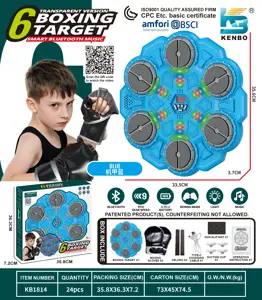 6-Key Smart Blue Music Boxing Target