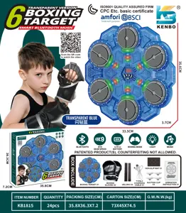 6-Key Smart Blue Music Boxing Target