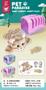 Pet Cage Plush Set